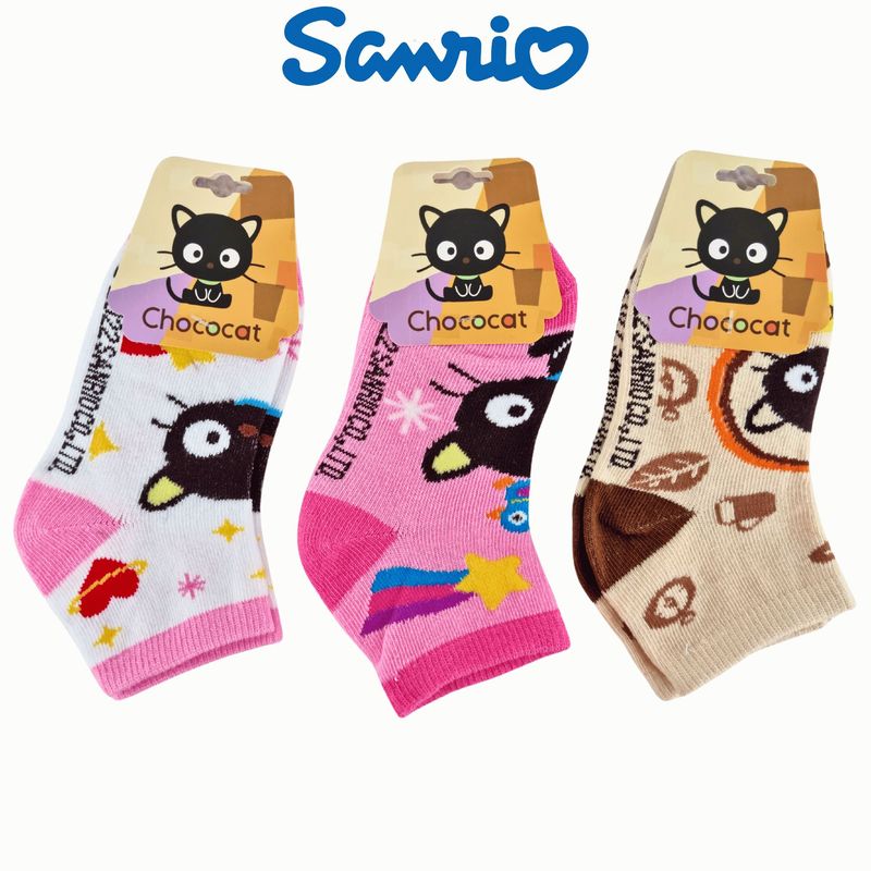 SANRIO - Pack 3 Medias Sanrio Talla 24 a 28 - CHOCOCAT