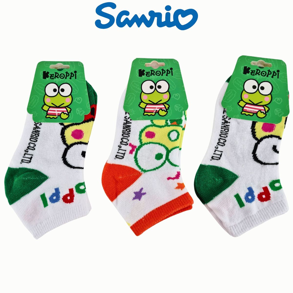 SANRIO - Pack 3 Medias Sanrio Talla 24 a 28 - KEROPPI