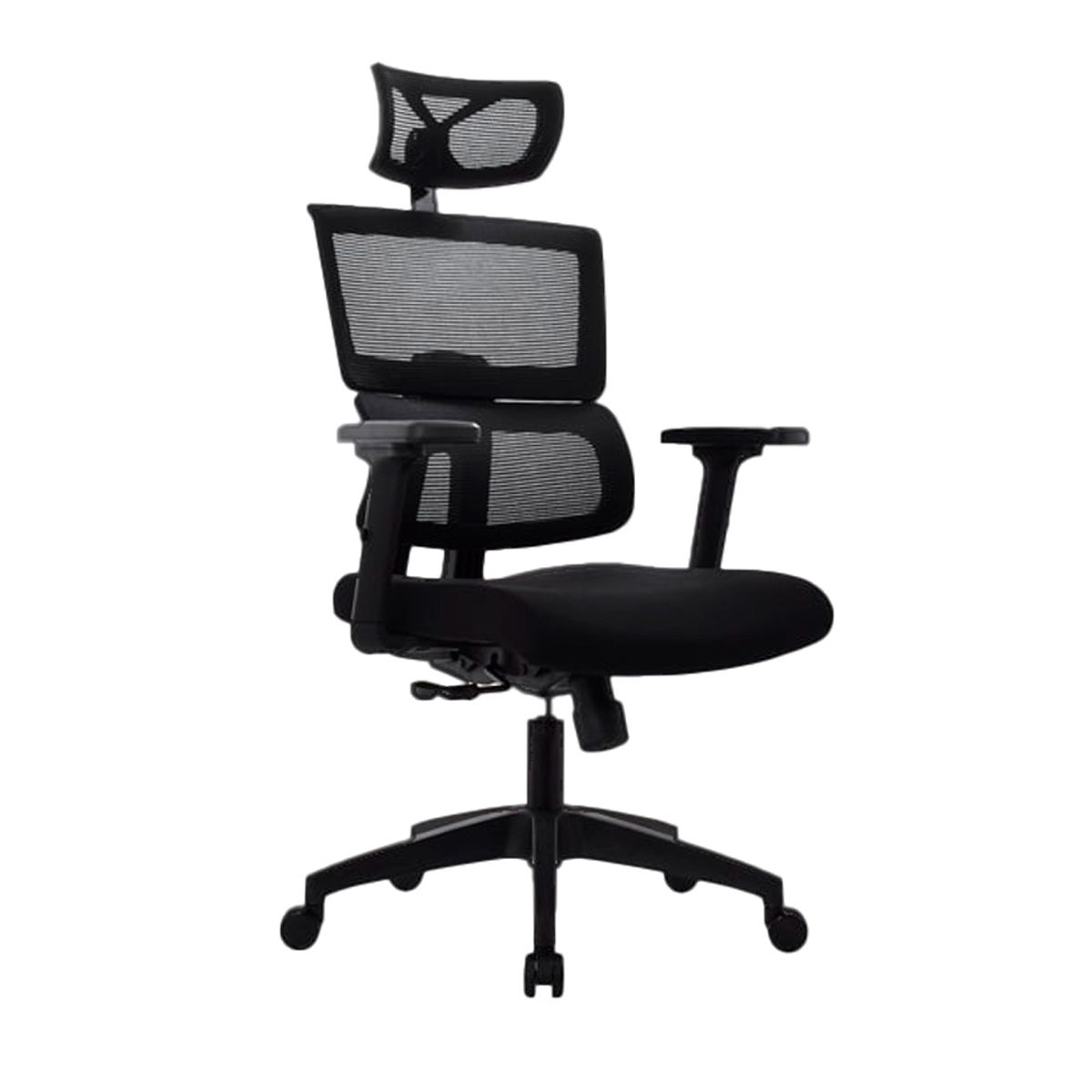 OFIDEAS - Silla Giratoria De Oficina Con Cabecera Flip 3D Cromado Ofideas