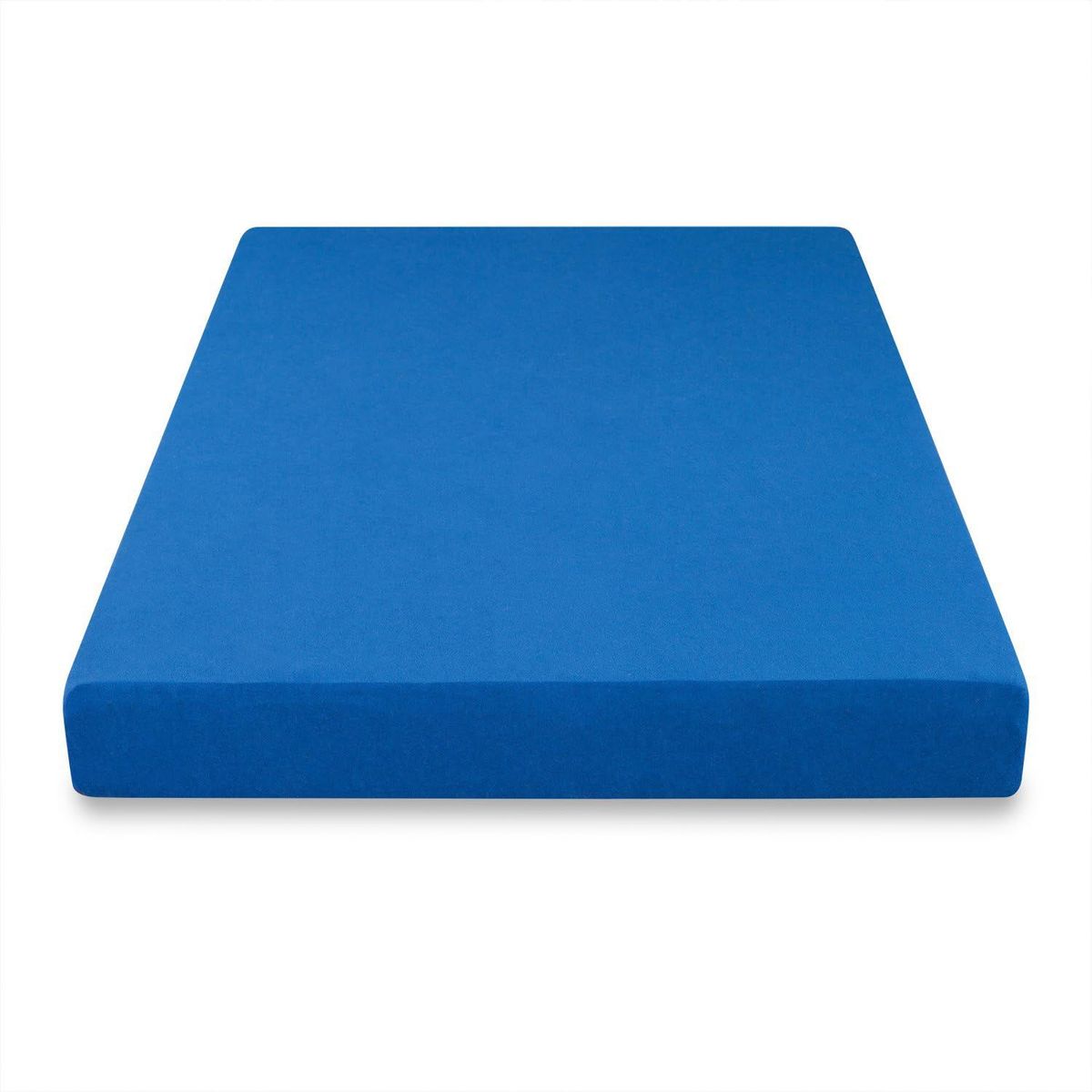 GENERICO - Colchón memory foam infantil azul de 1 plaza