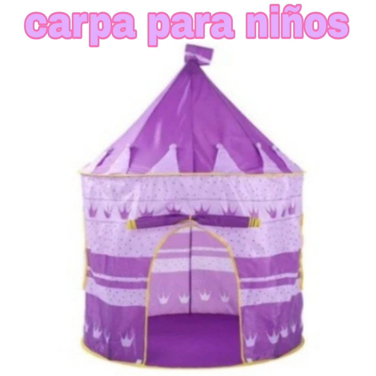 GENERICO - Carpa Castillo Armable Rosado para la Princesa
