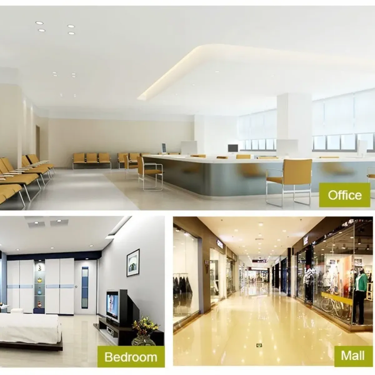 INSPIRA MARKET - Panel  LED Sobrepuesto 24W Luz Blanca Luz Fria