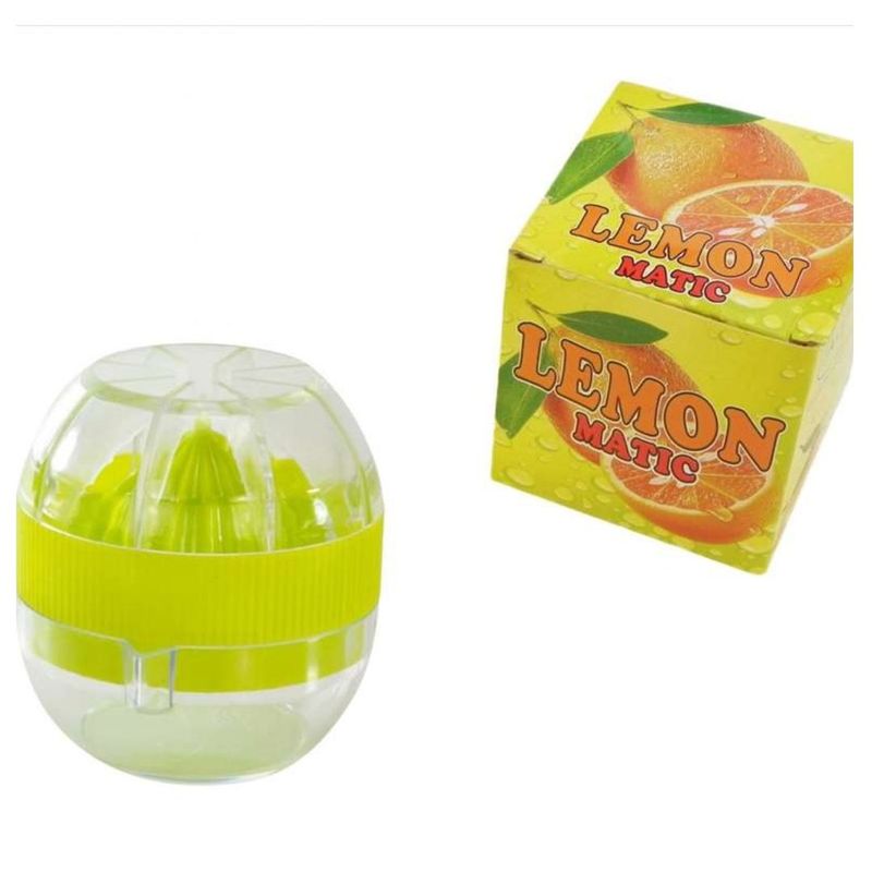 GENERICO - Exprimidor Manual de Naranja Portátil Color Amarillo