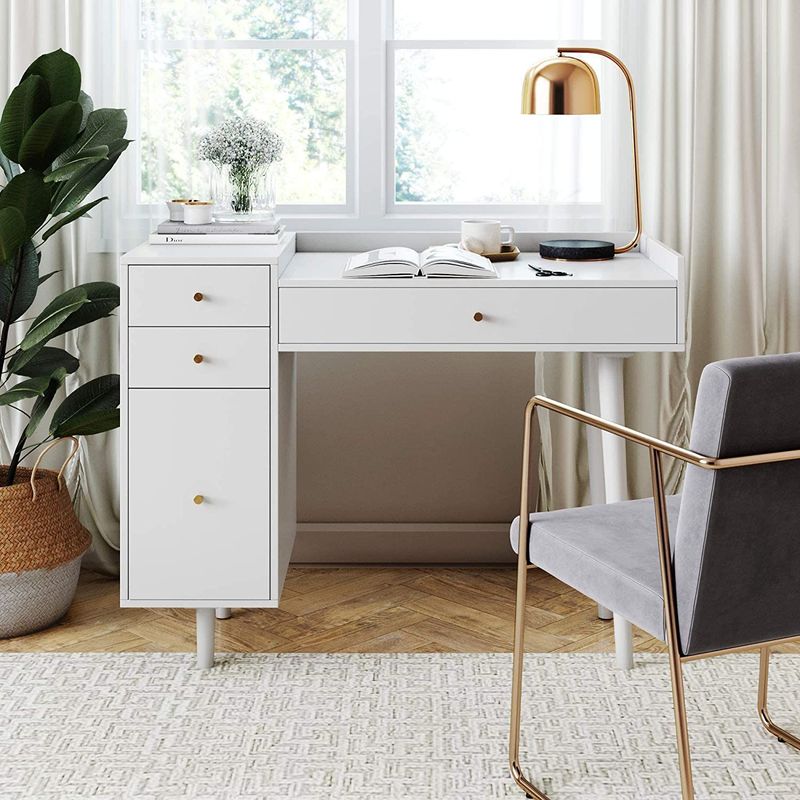 VENTITAS HOME - Escritorio Tocador Mistress Ventitas Perú Blanco
