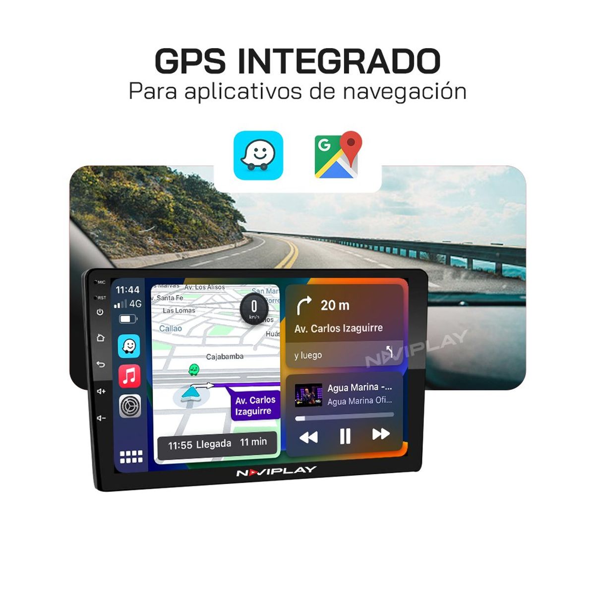 GENERICO - Autoradio Hyundai Elantra 2014 – 2015 +Cámara Full HD