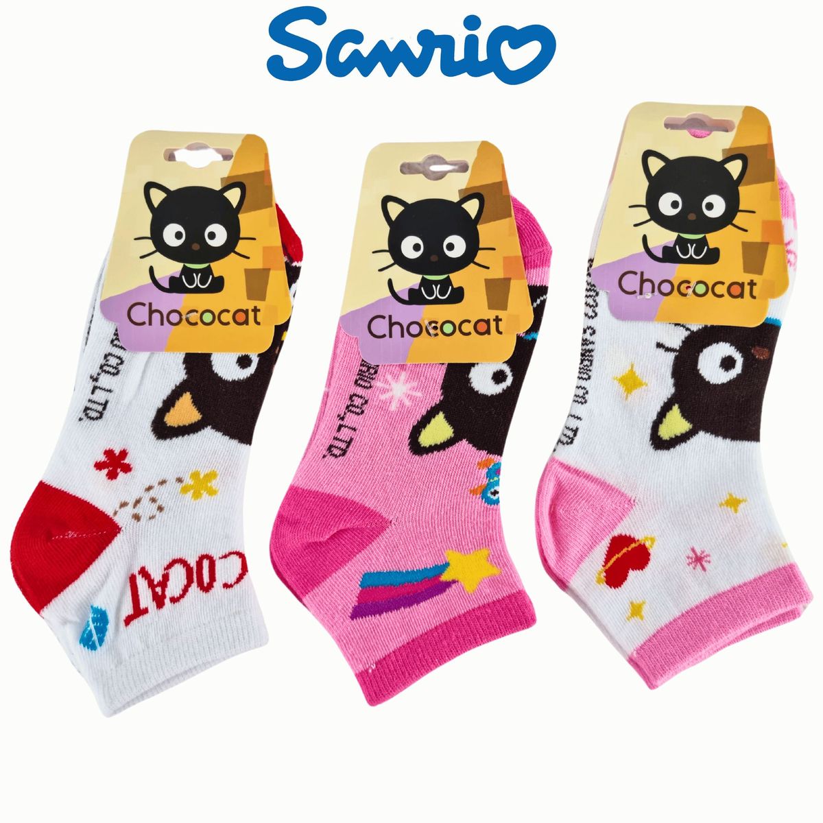 SANRIO - Pack 3 Medias Sanrio Talla 32 a 36 - CHOCOCAT