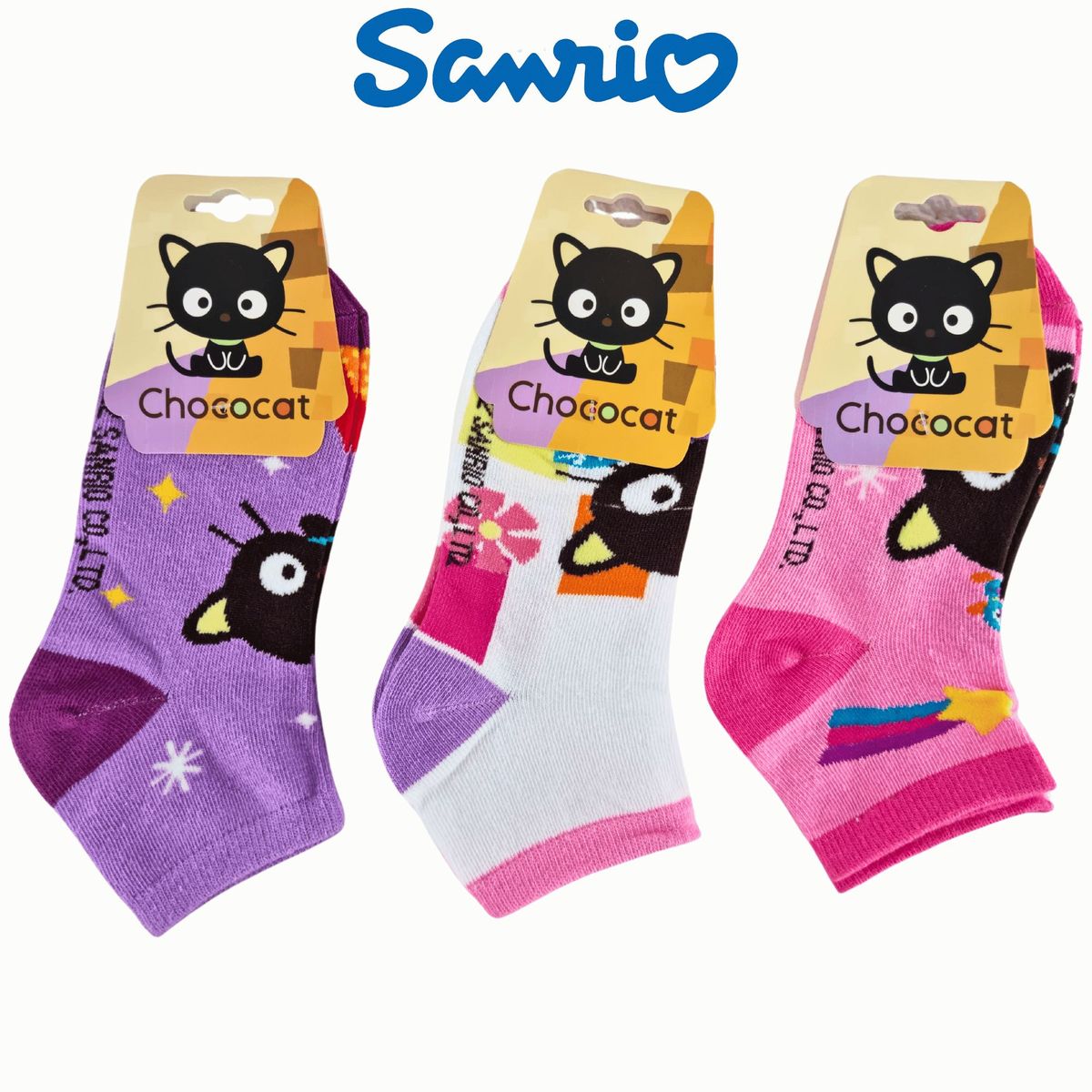 SANRIO - Pack 3 Medias Sanrio Talla 32 a 36 - CHOCOCAT