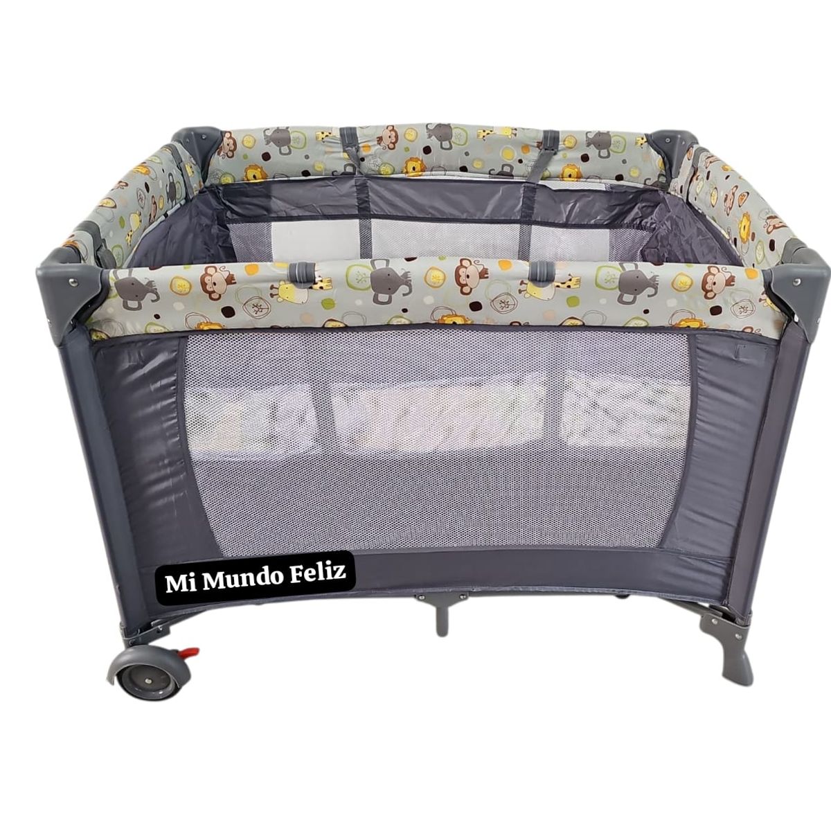 GENERICO - Corral para Niños Plegable para Bebe 2 Niveles Leoncito