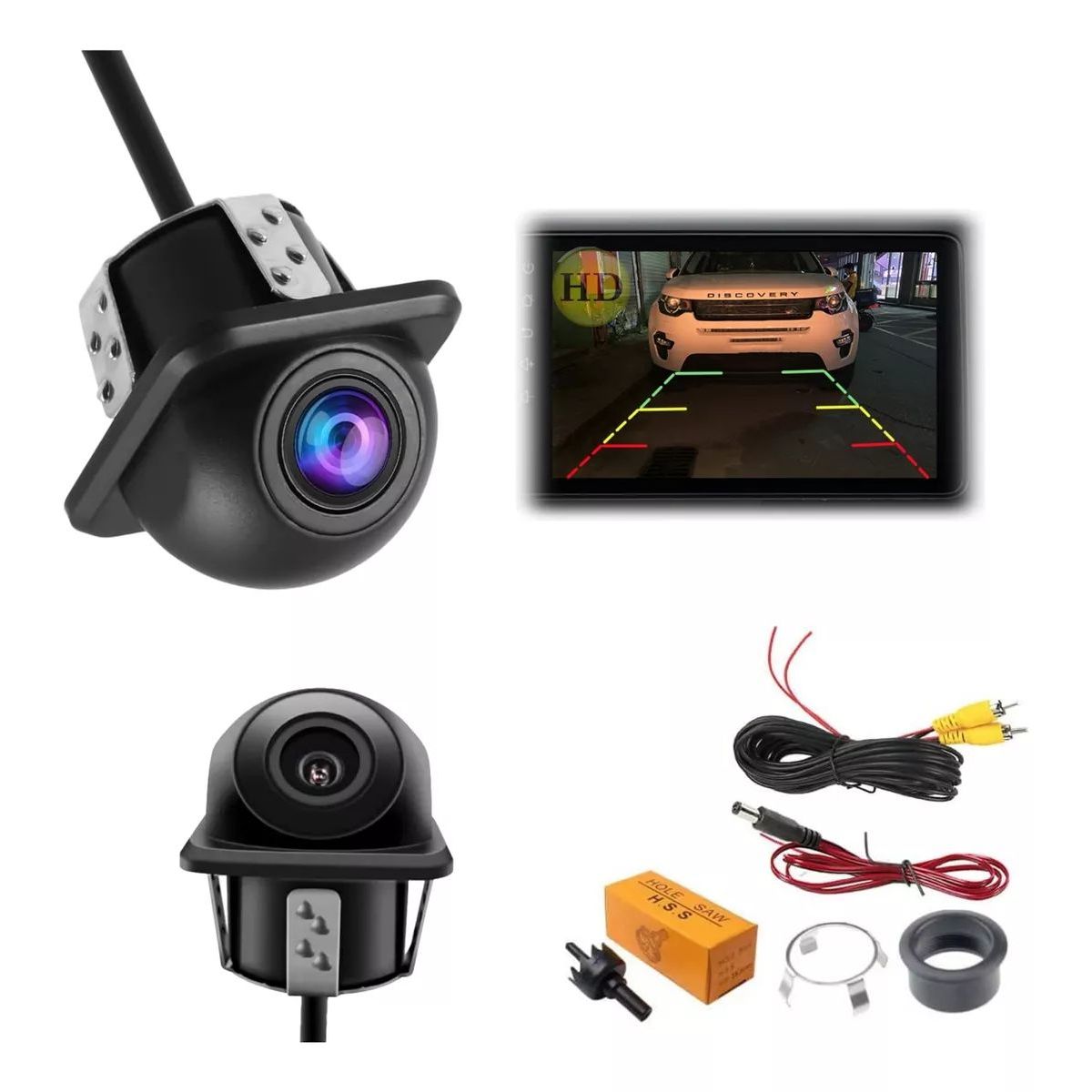 GENERICO - Camara De Reversa Universal Impermeable Accesorios 170° Hd