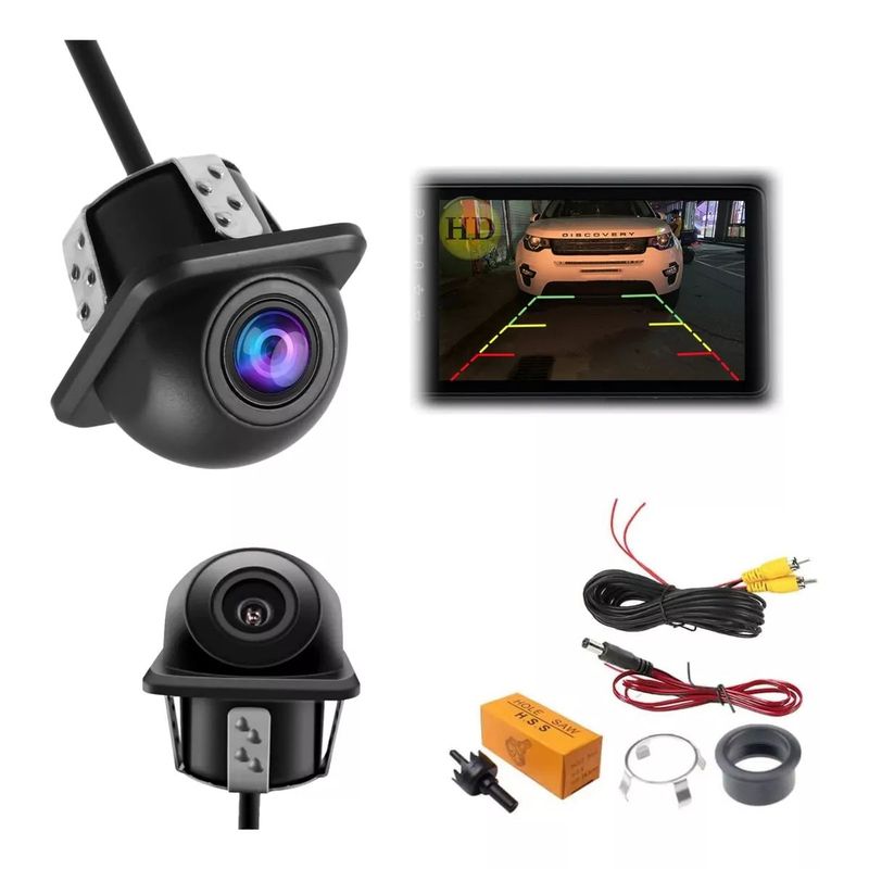 GENERICO - Camara De Reversa Universal Impermeable Accesorios 170° Hd