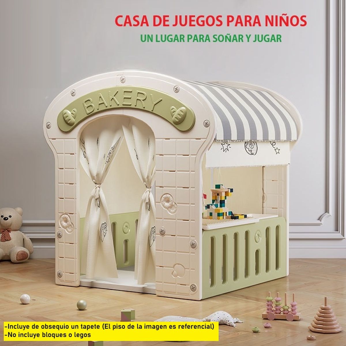 GENERICO - CASITA DE JUEGOS TIENDITA VERDE