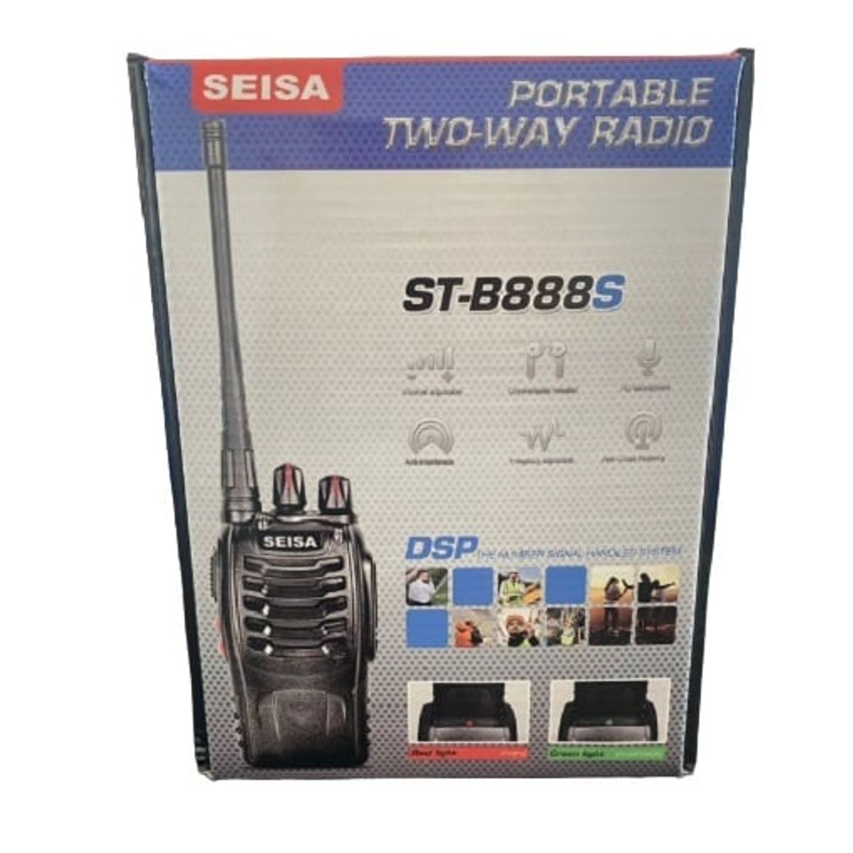 GENERICO - RADIO WALKIE TALKIE SEISA ST B888S - NEGRO
