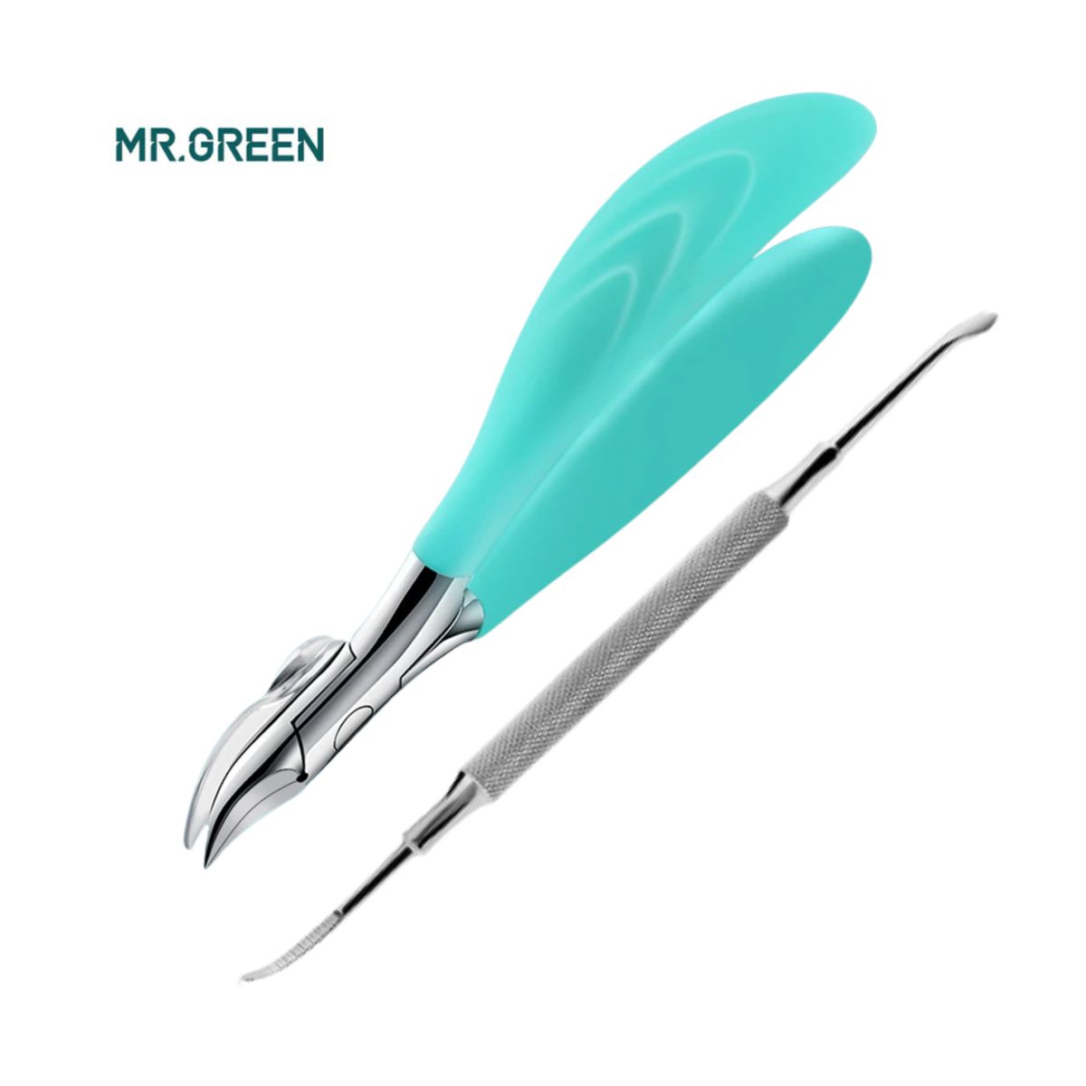 GENERICO - Cortauñas Uñas Encarnadas Pedicura Verde Cuidado Personal