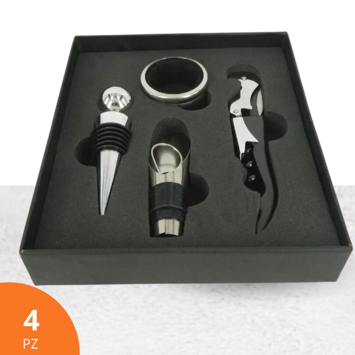 GENERICO - Juego De Abridor De Botellas De Vino 4Pz