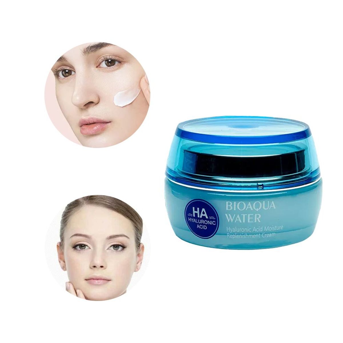 BIOAQUA - Crema Hidratante Acido Hialuronico - BIOAQUA