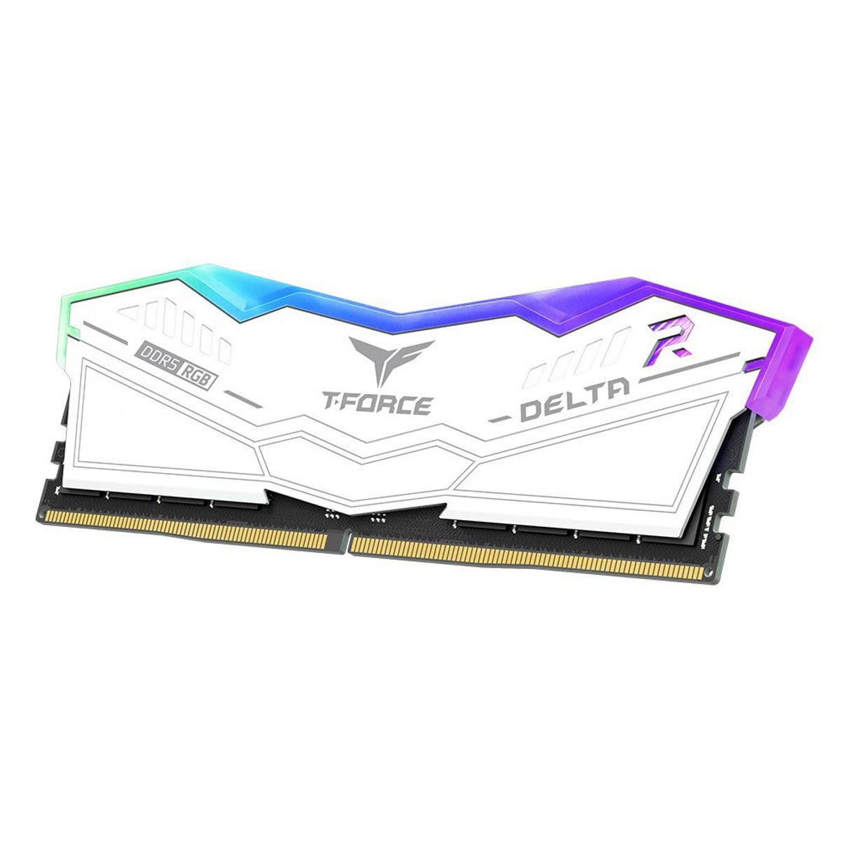 TEAMGROUP - Memoria RAM Teamgroup T-Force Delta RGB 16GB DDR5 5600Mhz CL36 Blanco