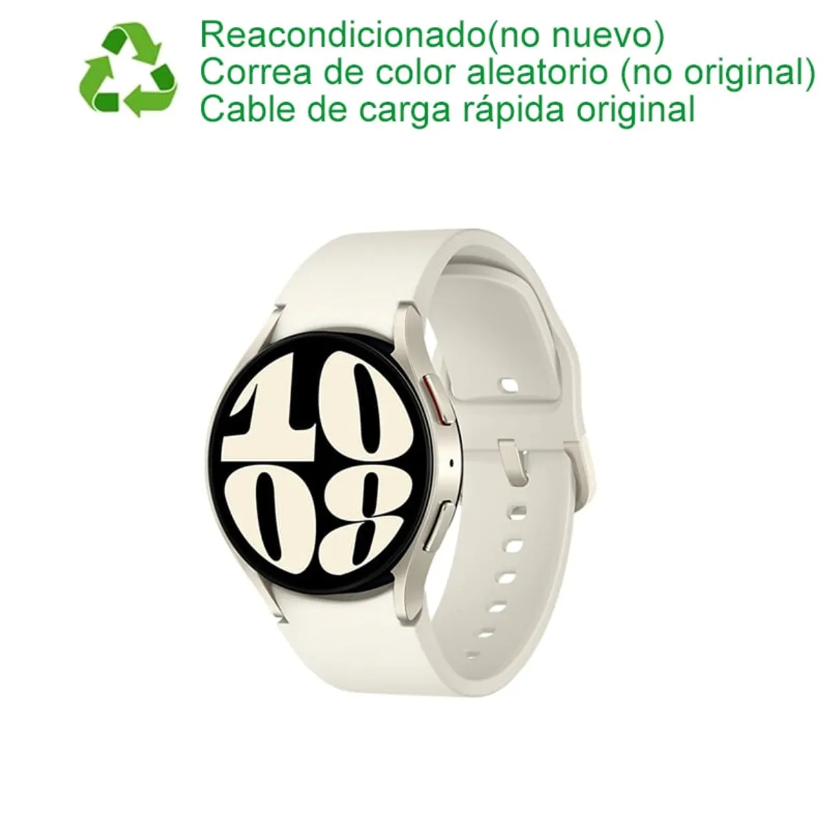 SAMSUNG - Samsung Galaxy Watch 6 40mm Bluetooth Blanco ReacondicionadoSemiNuevo