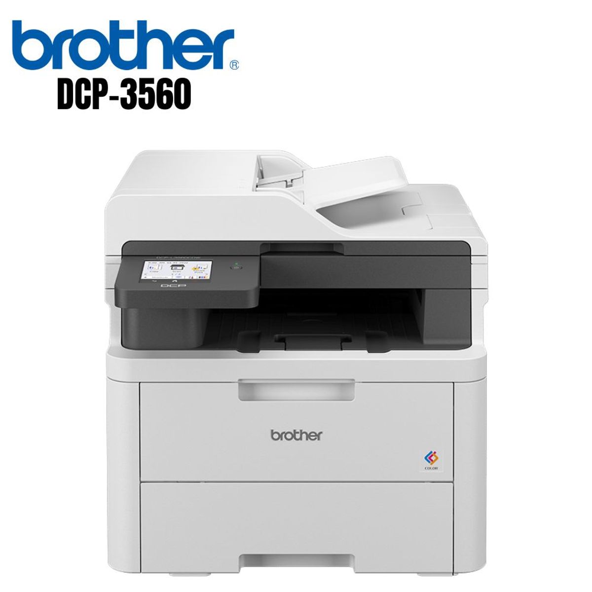 BROTHER - IMPRESORA MULTIFUNCIONAL COLOR BROTHER DCP-L3560CDW WIFI DUPLEX ADF