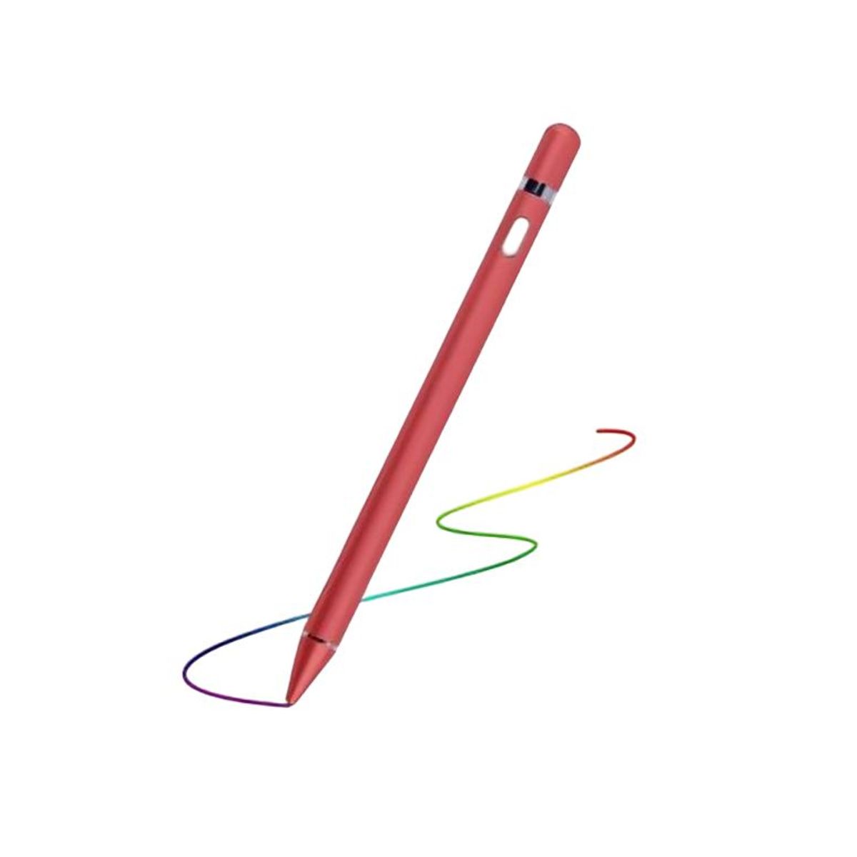 GENERICO - Lapiz Pencil digital Para Tablets Ipads Celulares-Rojo