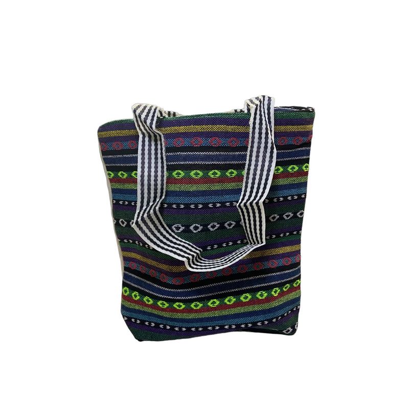 GENERICO - Bolso Con Cierre de Poliéster Tejido