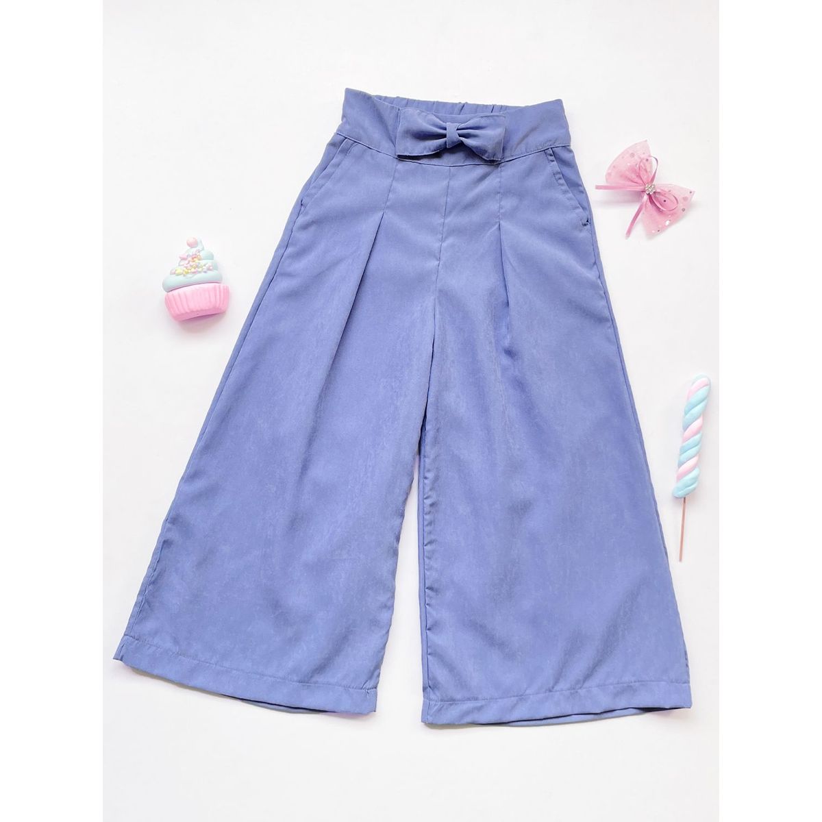 KIDS MASHMELO - Pantalon con Lazo en Cintura para Niña Kids Mashmelo