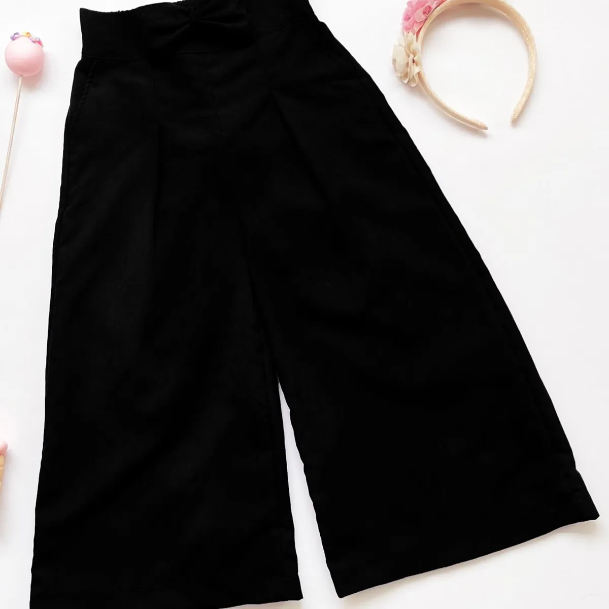 KIDS MASHMELO - Pantalon con Lazo en Cintura para Niña Kids Mashmelo