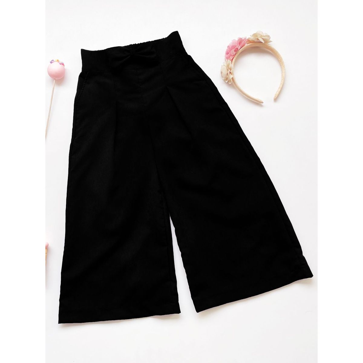 KIDS MASHMELO - Pantalon con Lazo en Cintura para Niña Kids Mashmelo