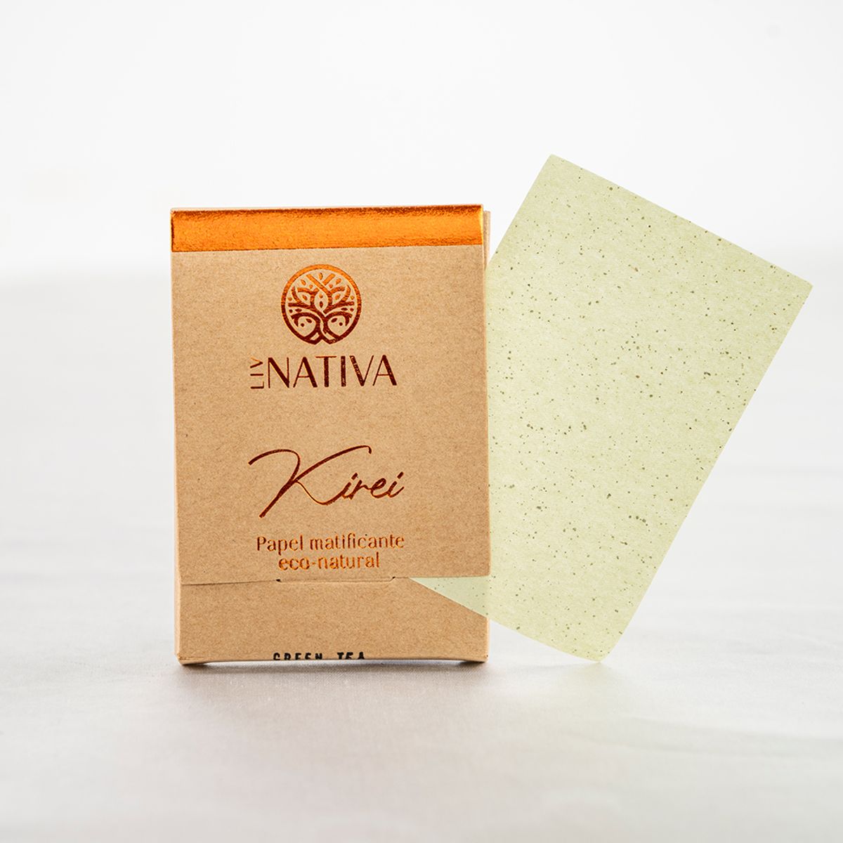 LIV NATIVA - Papel matificante Kirei 100 pcs Green Tea