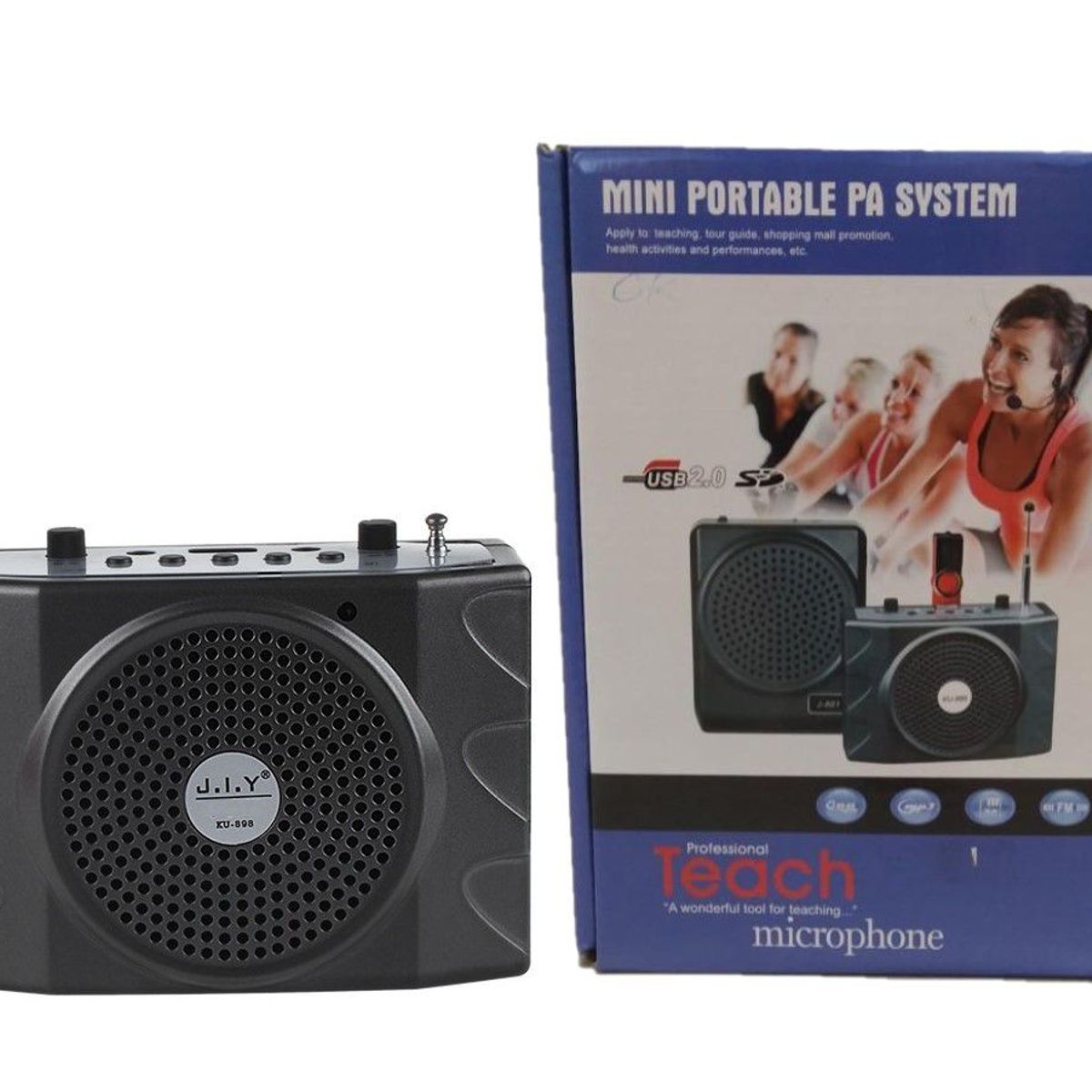 GENERICO - Potente Parlante con Radio FM USB Microfono
