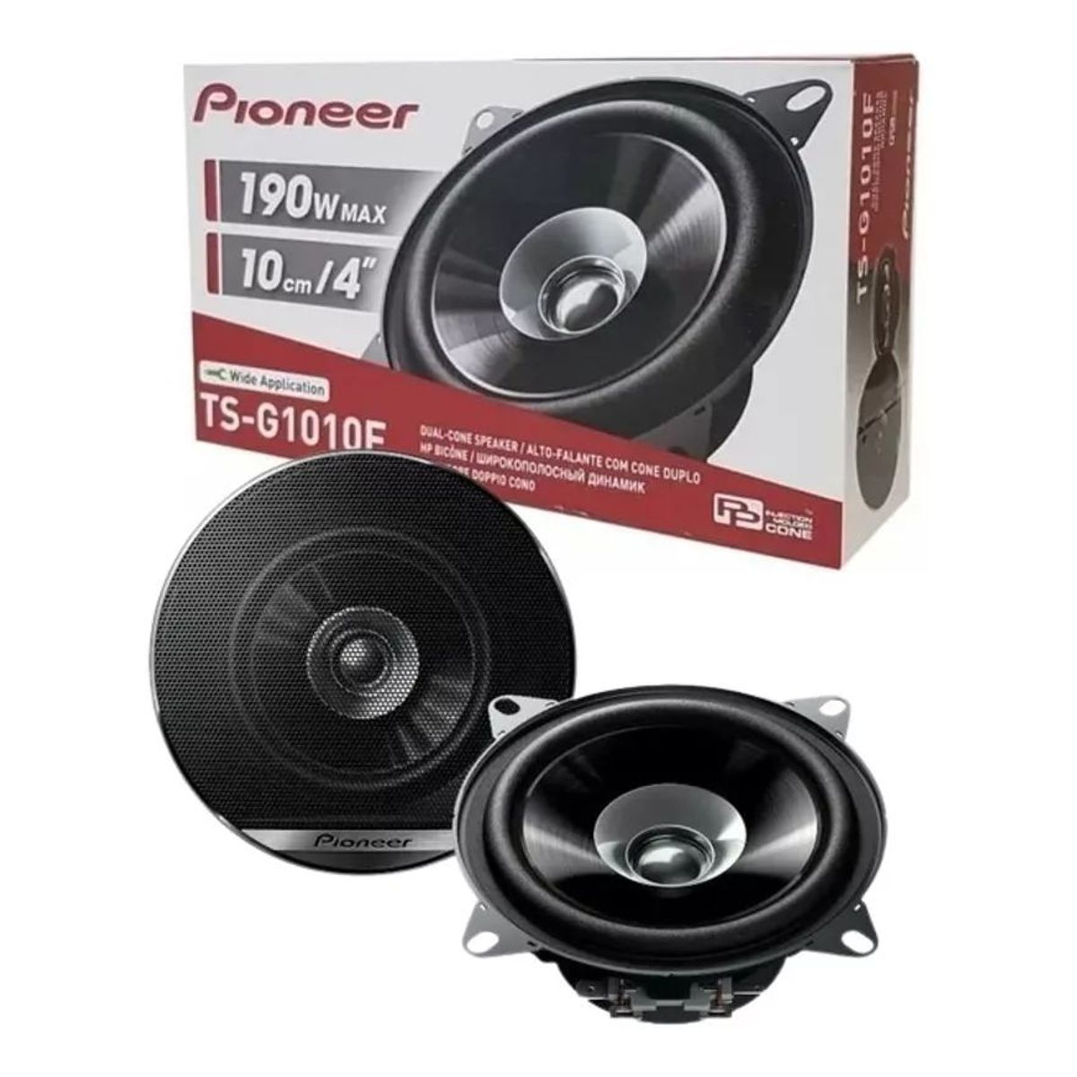 PIONEER - Parlante Pioneer 4pulg 190w TS-G1010F