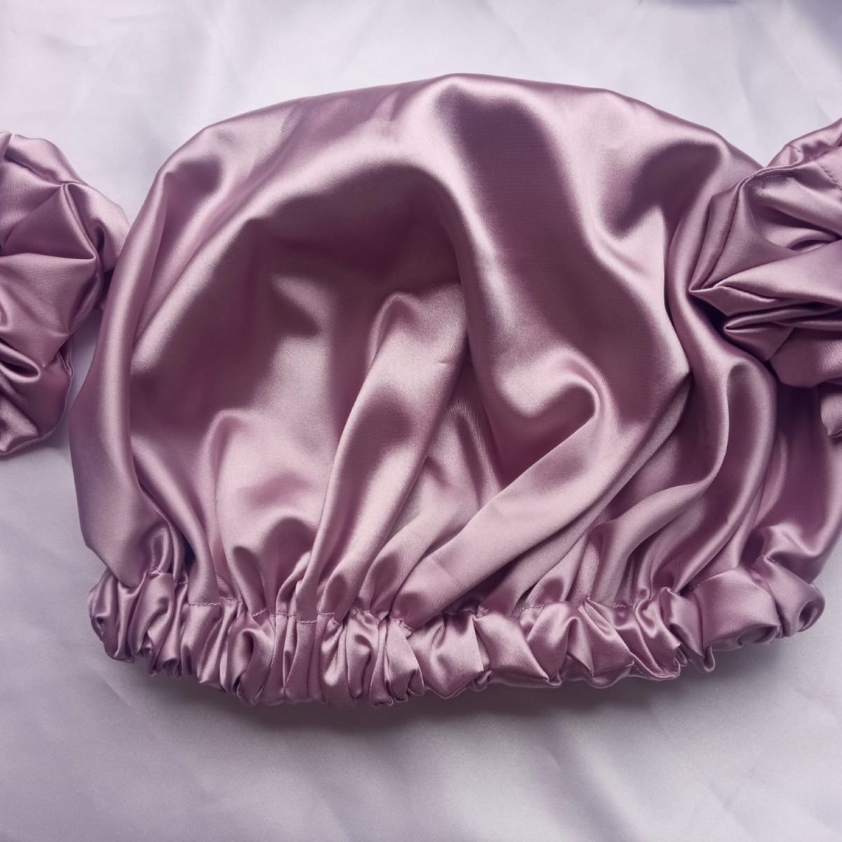 GENERICO - Gorro para dormir de satén malva