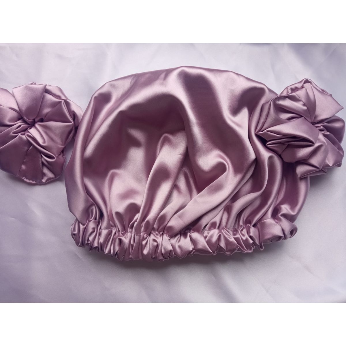 GENERICO - Gorro para dormir de satén malva