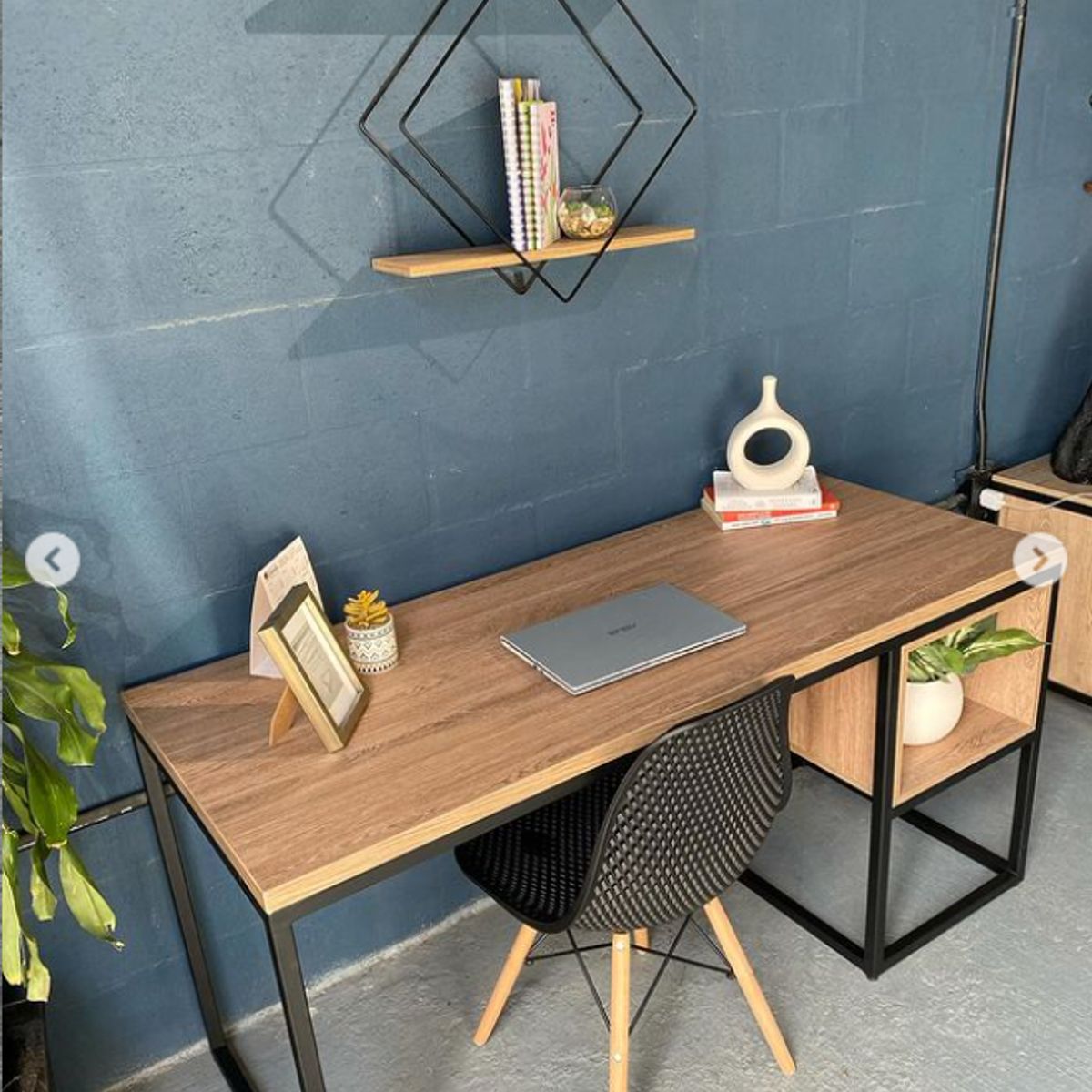 NACION MUEBLES - ESCRITORIO MODERNO RUSTICO MILE