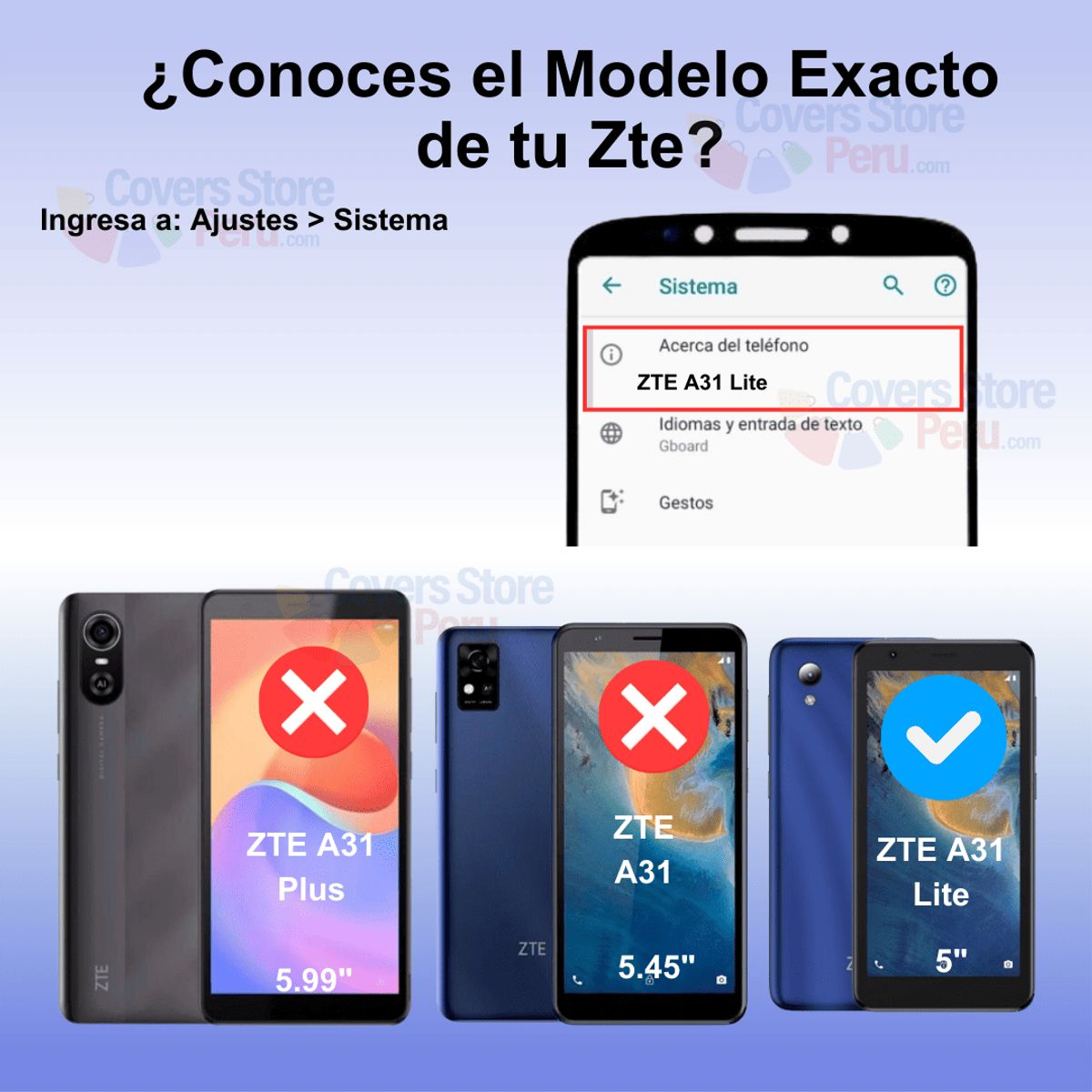 GENERICO - Mica para Zte A31 Lite Film Hydrogel Anti-Espía Antishock Resistente