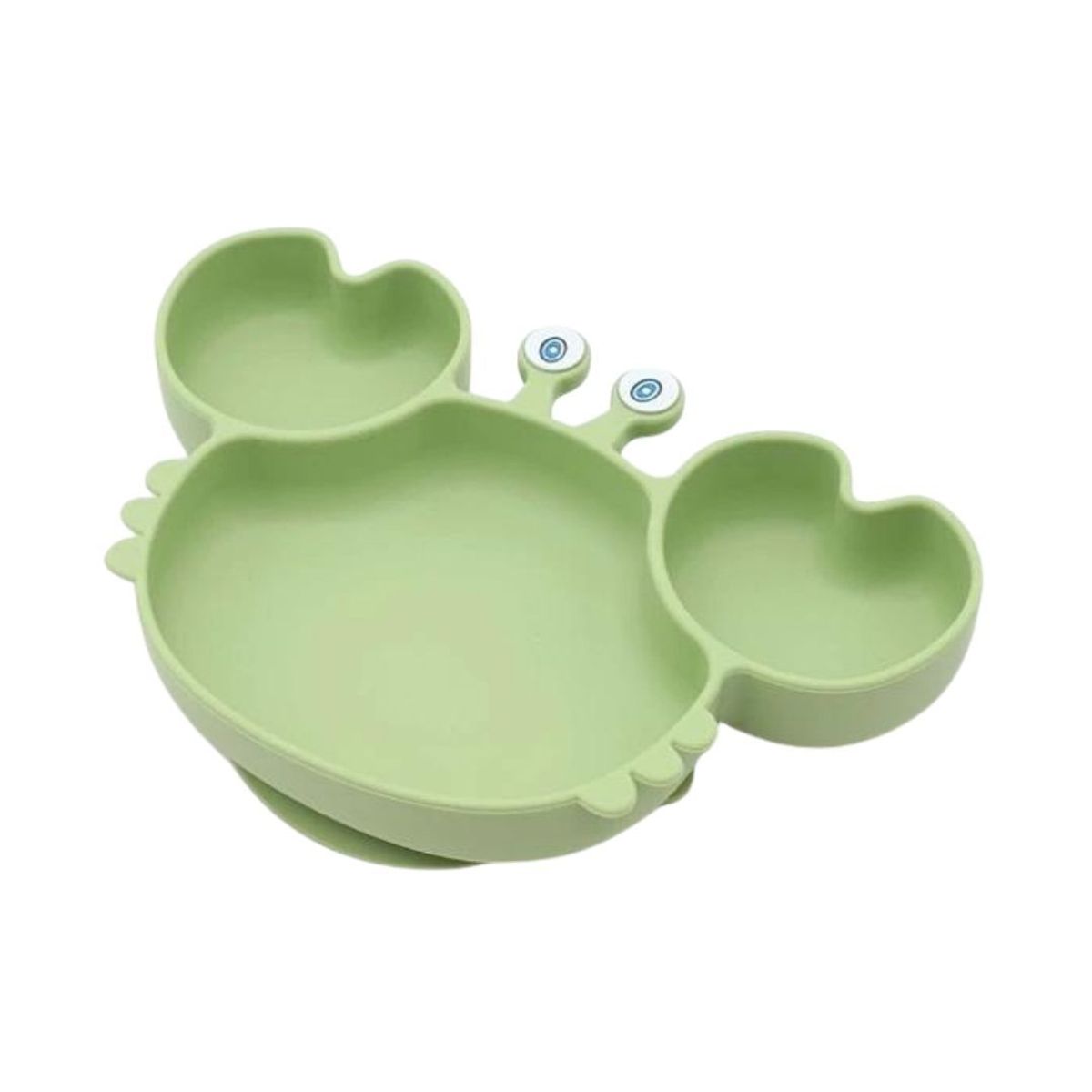 GENERICO - Plato Infantil De Silicona En Forma De Cangrejo