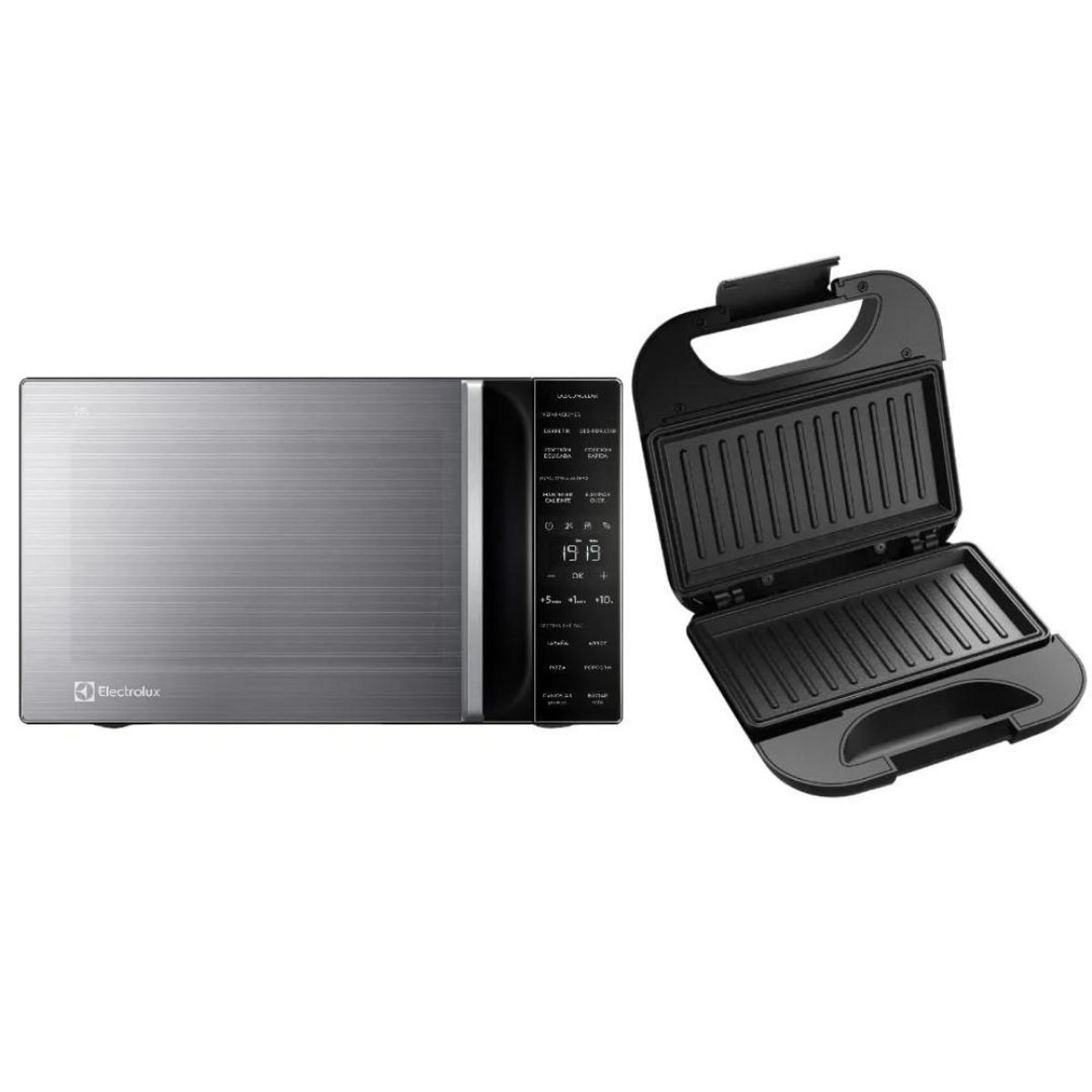 ELECTROLUX - Combo Microondas 25LT EMDY25S2MXM + Sandwichera ESG20 Electrolux