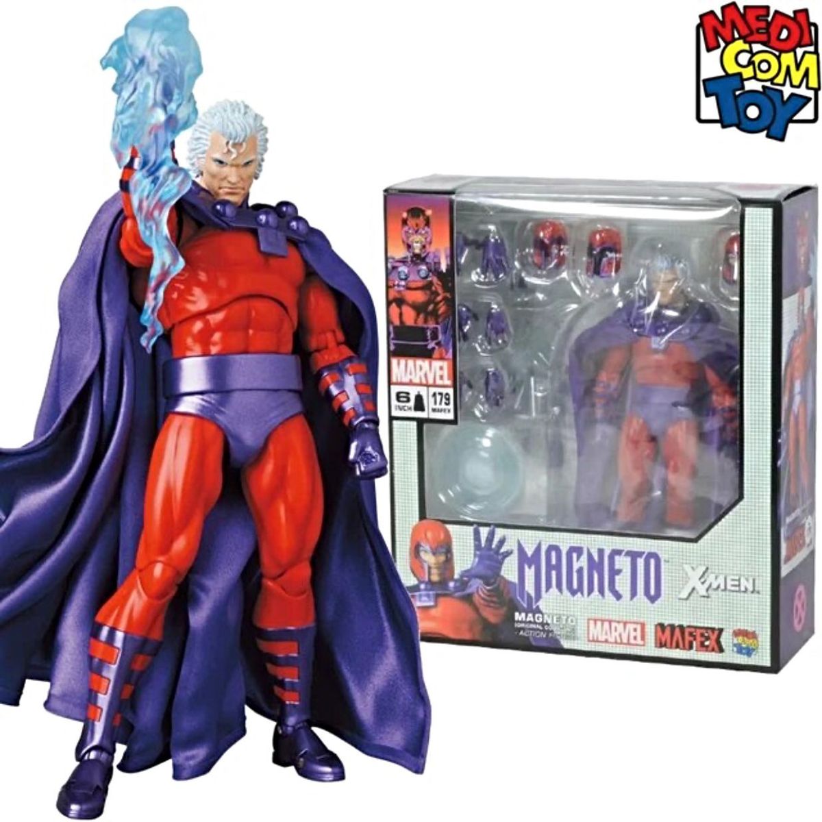 MARVEL - X-Men Marvel MAFEX 179 Magneto Original Comic Ver