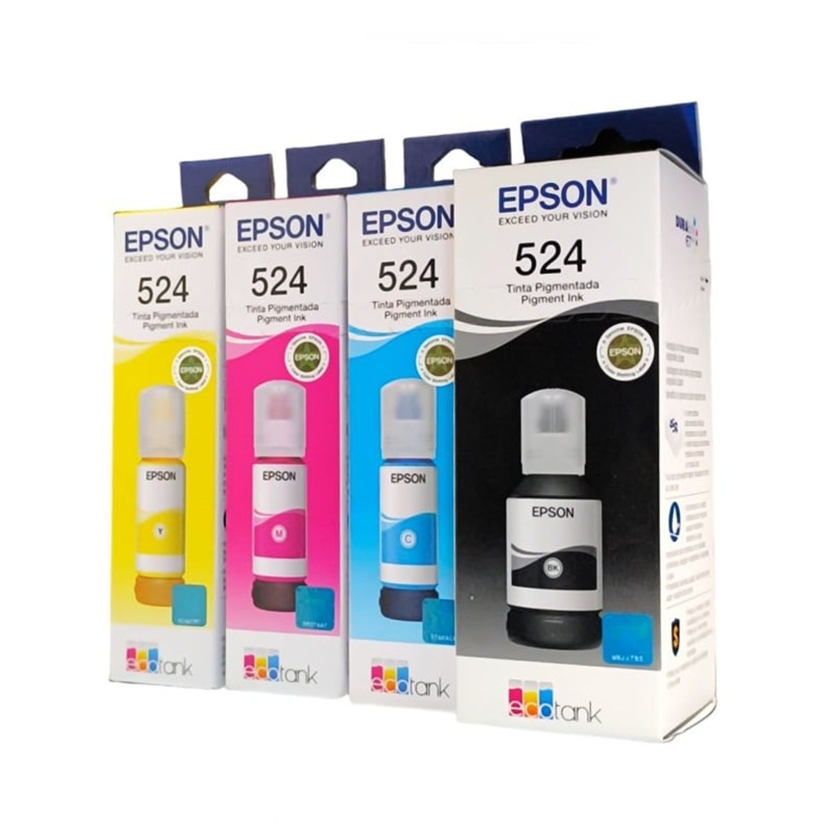 EPSON - PACK TINTA EPSON T524 NEGRO y COLORES Para L6580 L15150 L15160
