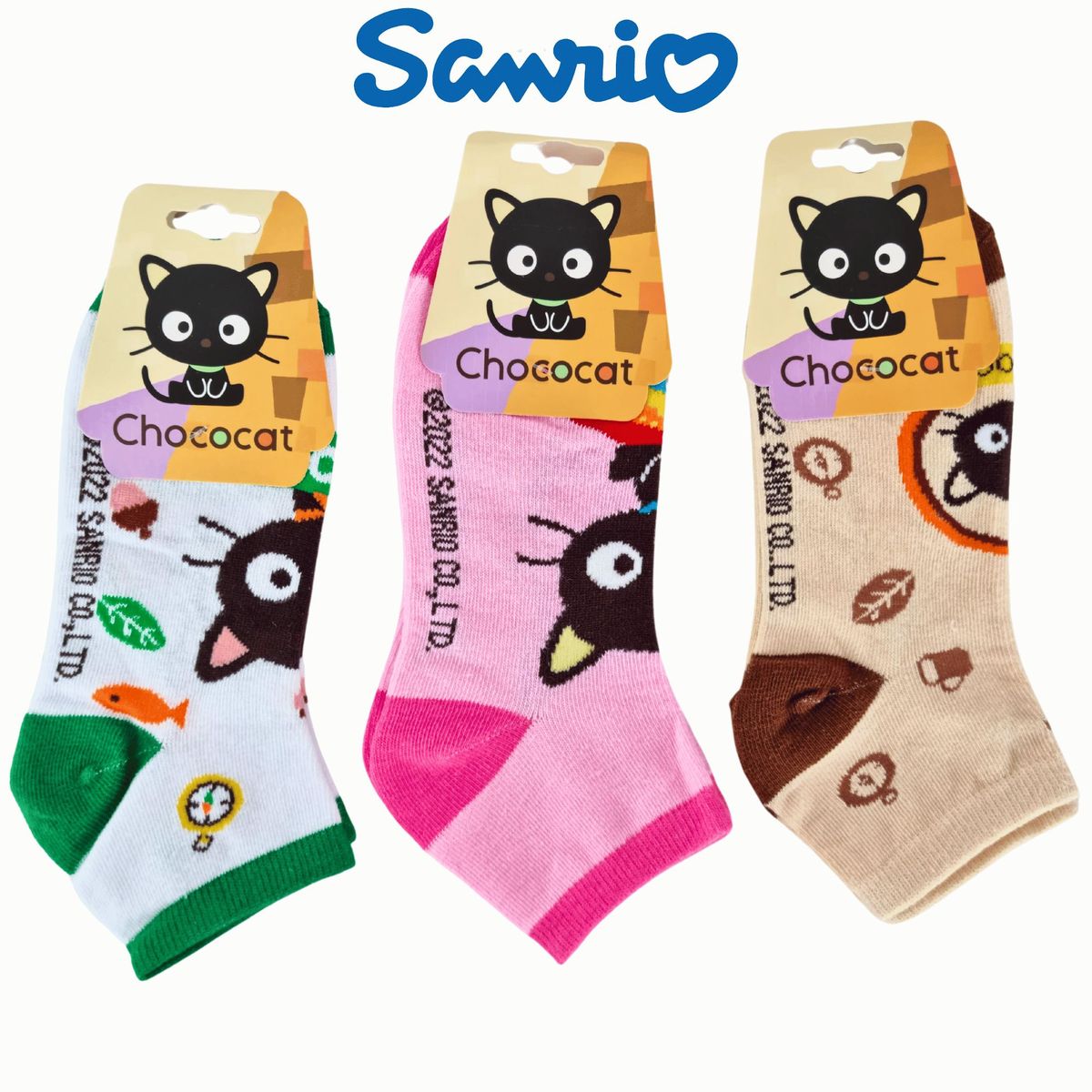SANRIO - Pack 3 Medias Sanrio Mujer - CHOCOCAT