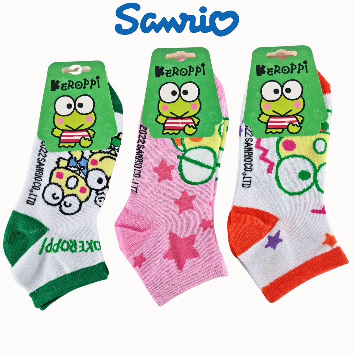 SANRIO - Pack 3 Medias Sanrio Mujer - KEROPPI