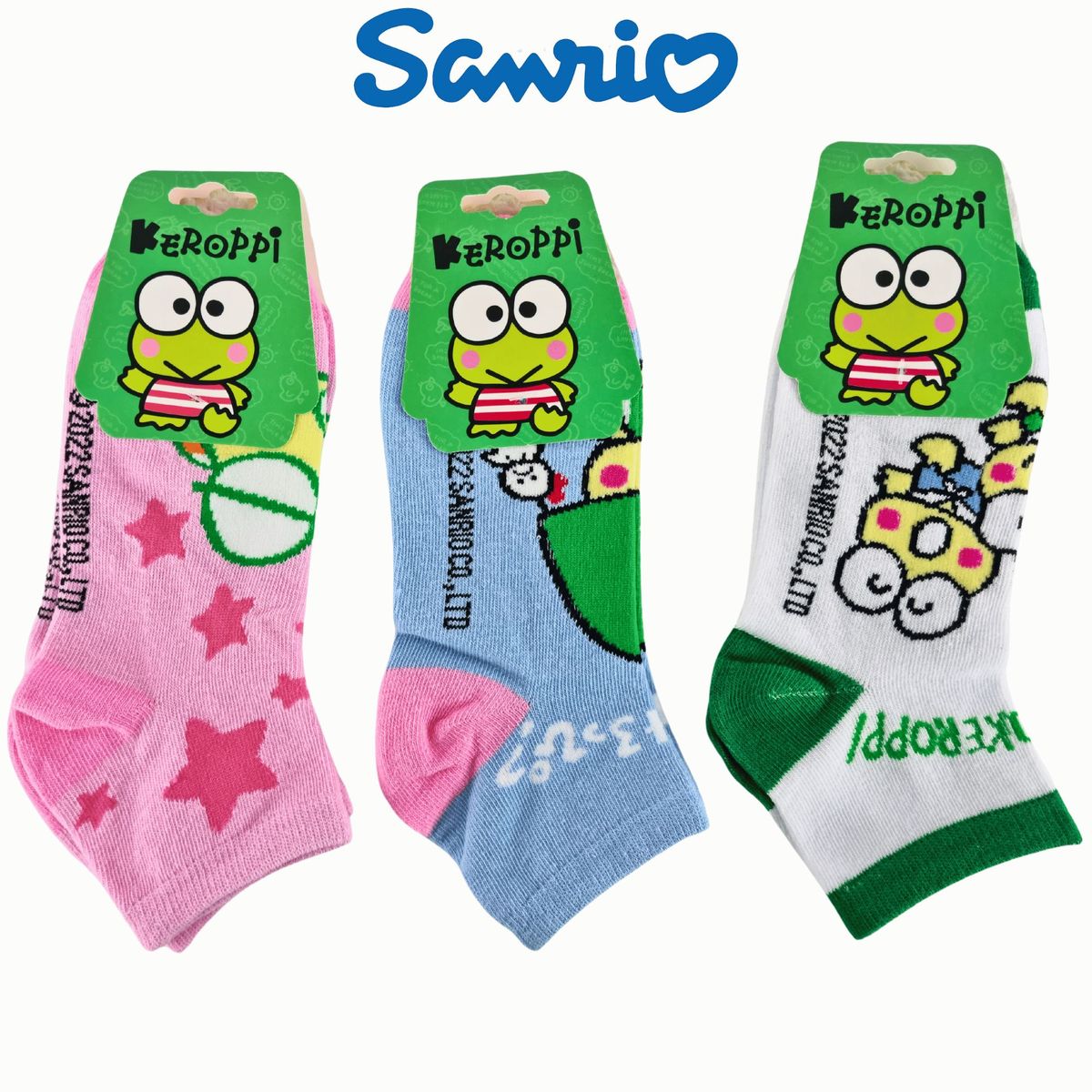 SANRIO - Pack 3 Medias Sanrio Mujer - KEROPPI