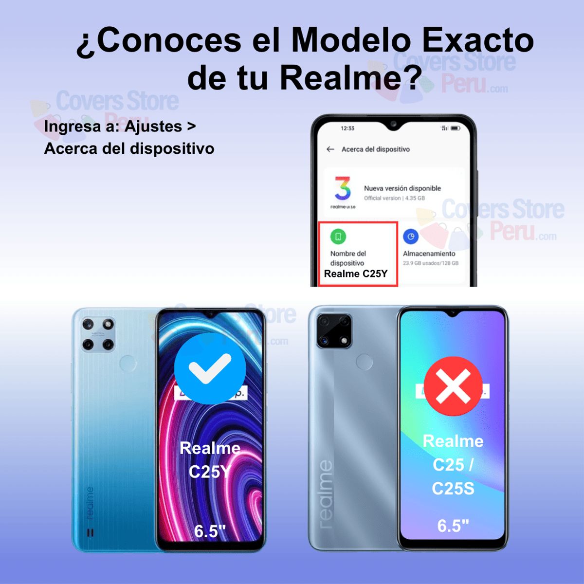 GENERICO - Mica para Realme C25Y Film Hydrogel Anti-Espía Antishock Resistente