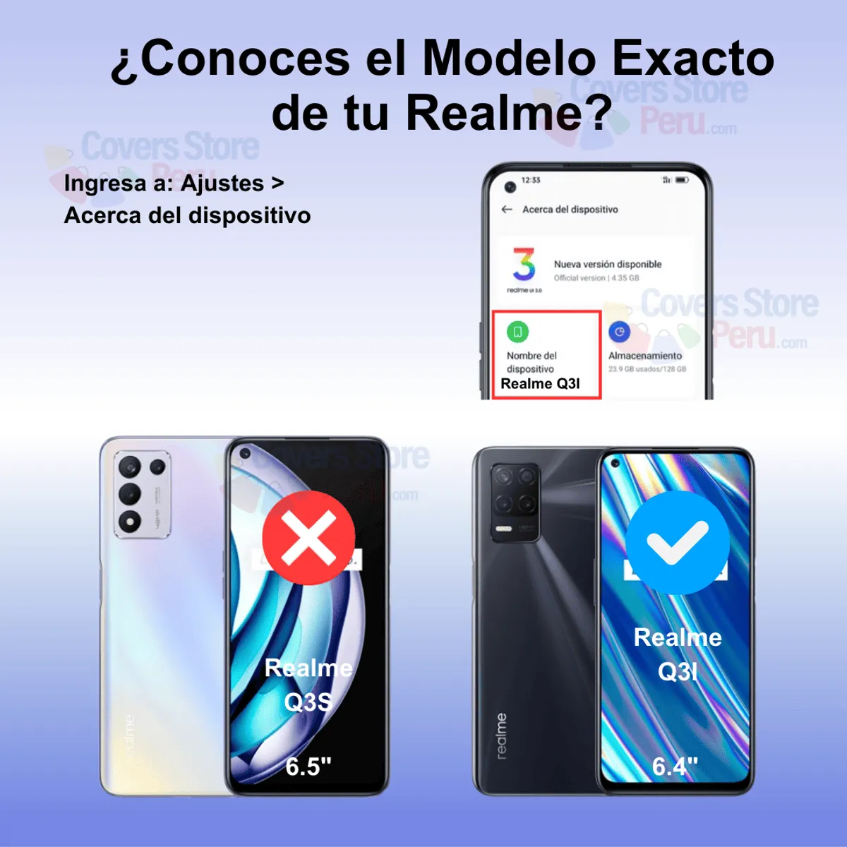 GENERICO - Mica para Realme Q3i Film Hydrogel Anti-Espía Antishock Resistente