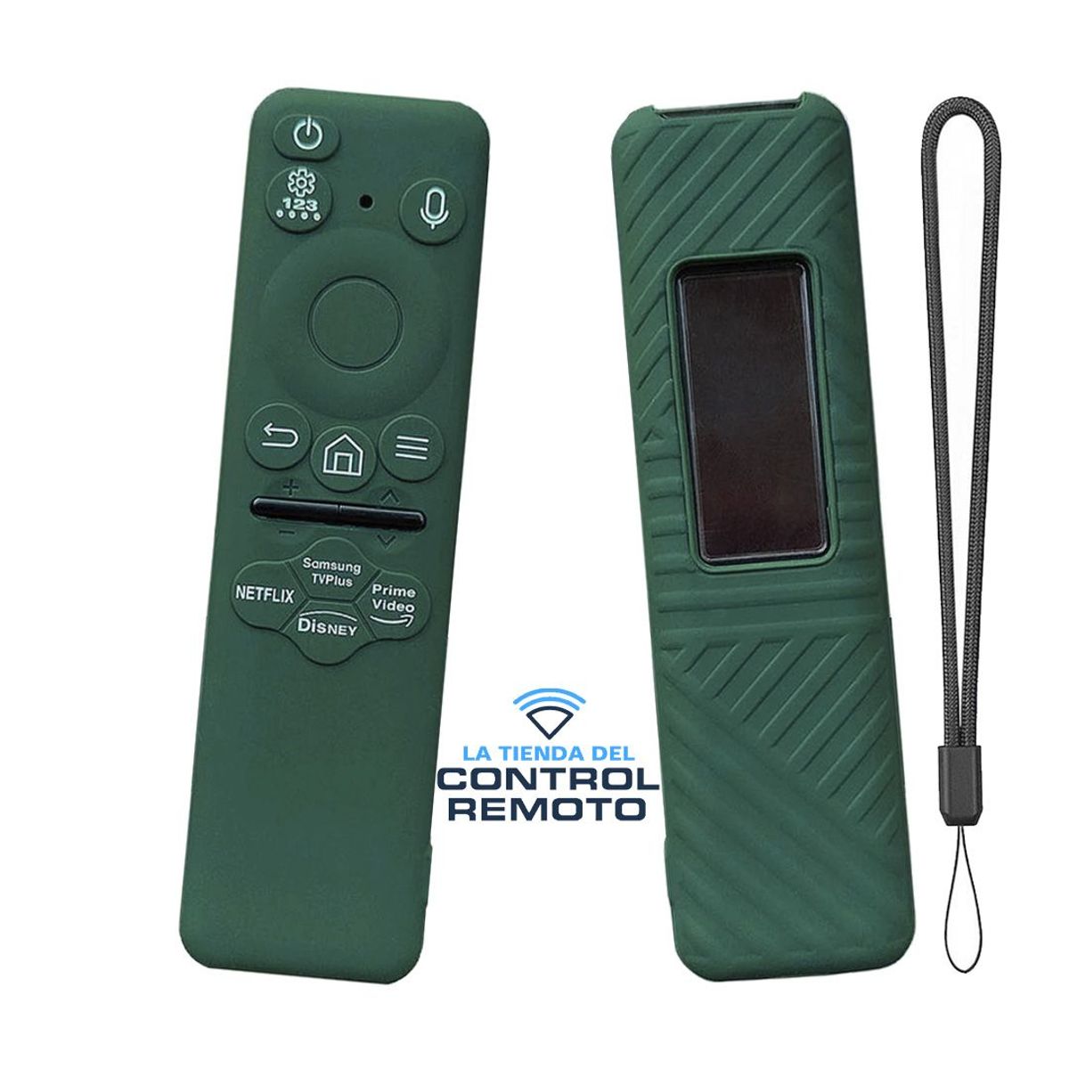 CASE - Protector Silicona Para Control Samsung 2023 Solar BN59-01432 - Verde