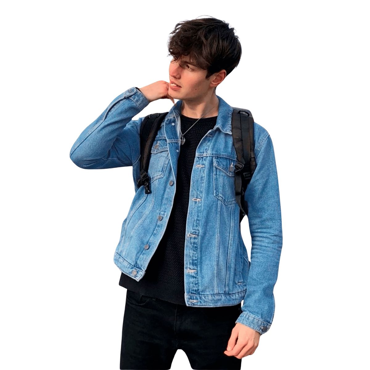 GENERICO - CASACA JEANS RIGIDA - CORTE PERFECTO Y DISEÑO EXCLUSIVO