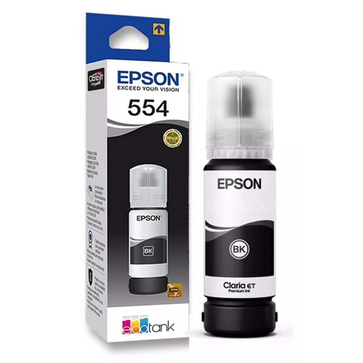 EPSON - TINTA EPSON T554120-AL NEGRO  Para L8160 L8180