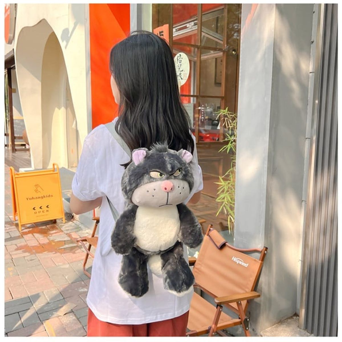 GENERICO - Mochila Peluche del Gato Kawaii