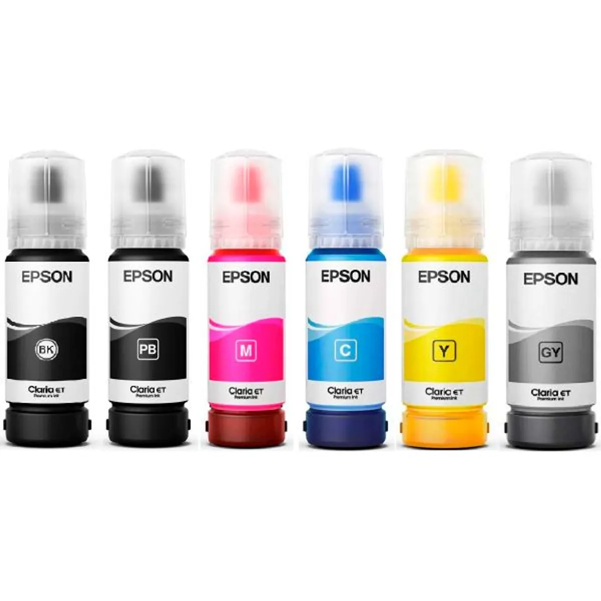 EPSON - Pack Tinta Epson T555 T554 Colores y Negro Para L8160 L8180