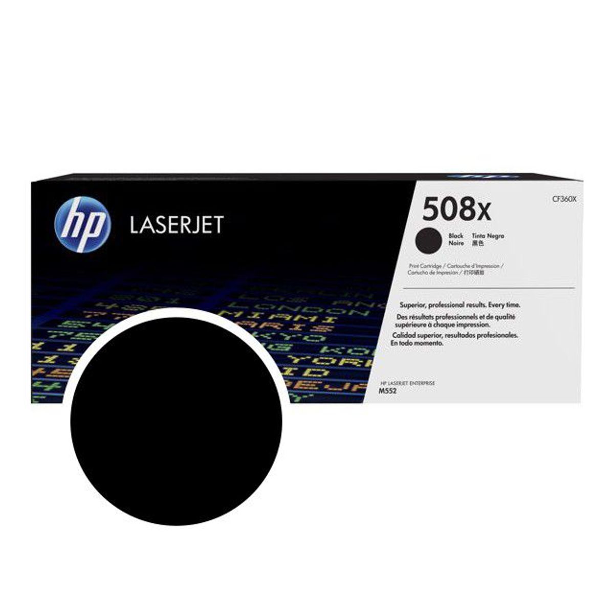 HP - TONER HP 508X CÓDIGO CF360X NEGRO 12500 Pág