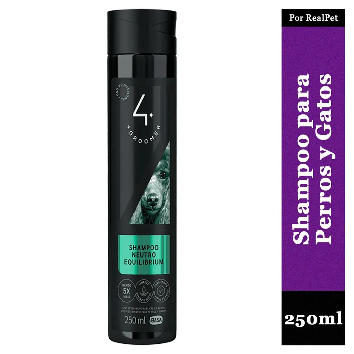 GENERICO - Shampoo Neutro Equilibrium Ibasa para Perros y Gatos 250ml